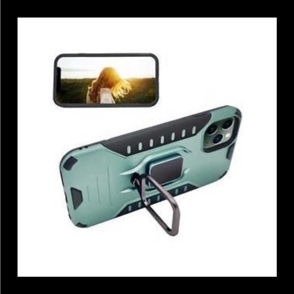 iPhone 11 Pro MAX Sage Green phone case with Ring - Picture 5 of 9